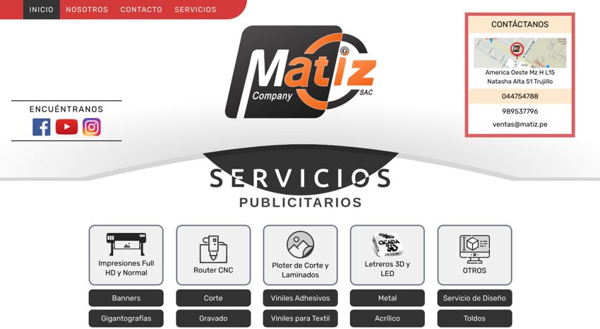 Vista de Matiz Publicidad